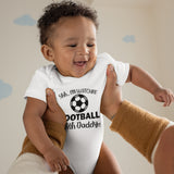 Shh I'M Watching Football With Daddy Grow for Baby Girl or Boy, Cute and Comfortable Baby Vests