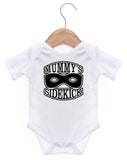Mummy's Side Kick Short Sleeve Bodysuit / Baby Grow For Baby Boy Or Girl