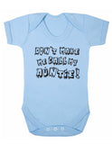 Don't Make Me Call My Auntie Baby Boy Girl Unisex Short Sleeve Bodysuit