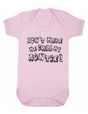 Don't Make Me Call My Auntie Baby Boy Girl Unisex Short Sleeve Bodysuit